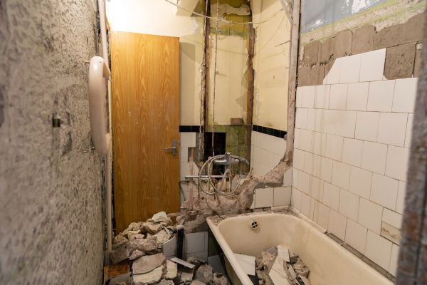 Shower Tile Demolition in Westminster