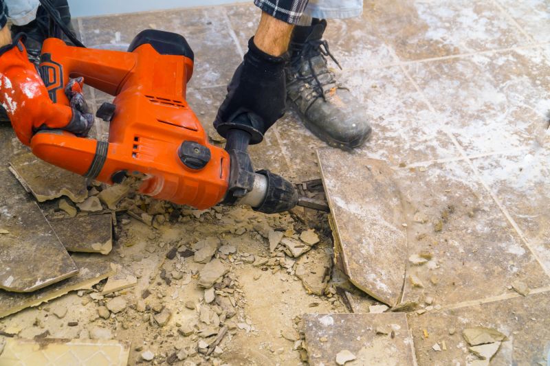 Hardwood Floor Demolition detail